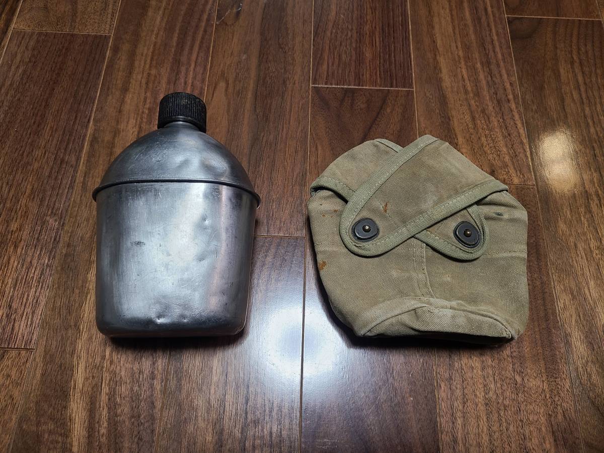 米軍 実物放出品 USMC パターン3 クロスフラップ キャンティーン　第2次世界大戦 WW2 海兵隊 P3_画像4