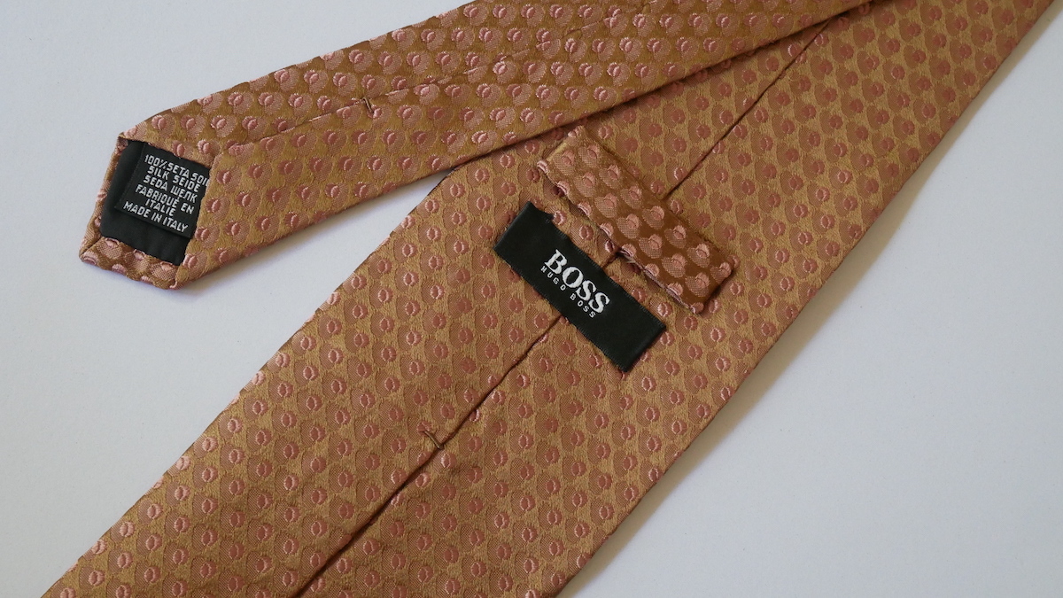  unused . close [HUGO BOSS Hugo Boss ]USED brand necktie /m14-G2-16-20