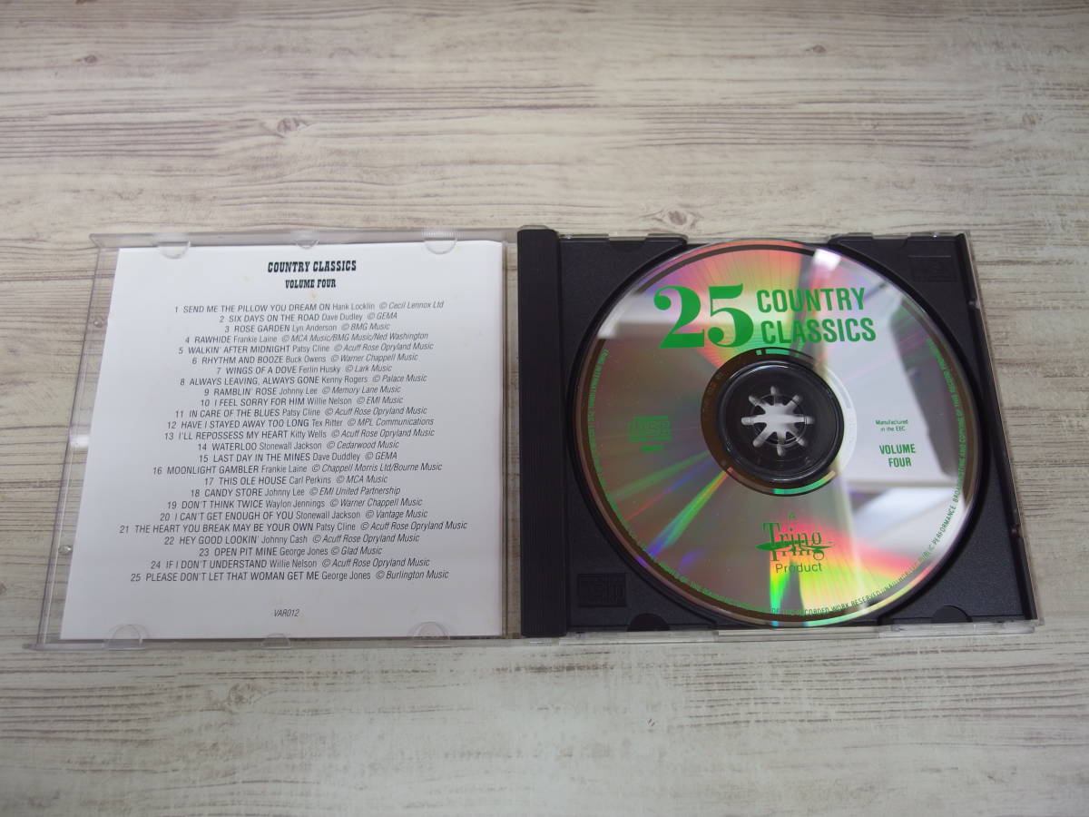 CD / 25 COUNTRY CLASSICS VOLUME 4 / Hank Locklin他 /『D23』/ 中古_画像4