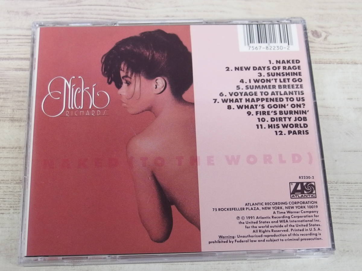 CD / Naked / Nicki Richards /『D9』/ 中古_画像2