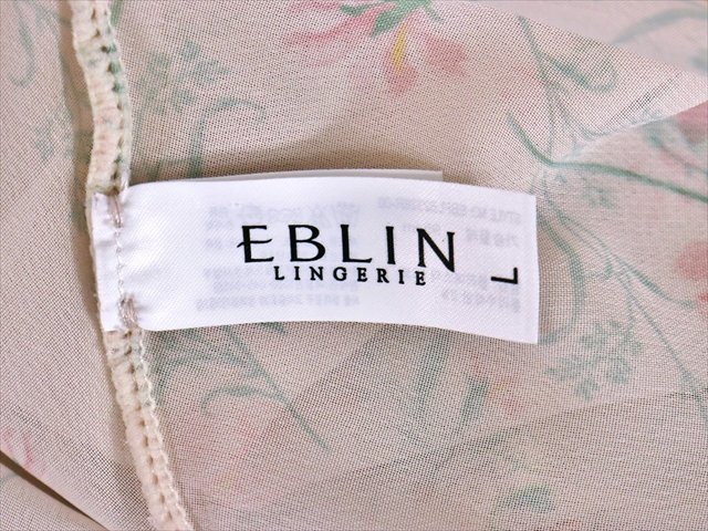 CA4-310＃//EBLIN/エブリン♪バスト90㎝の大きいLサイズ♪華やかなスリップ【インボイス対応店】※一番安価で送料はゆうパケット210円_画像6