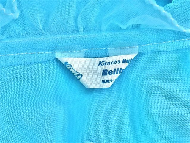 CA4-575＃/Kanebo Nylon Bellhalf♪ナイロン100％♪ガーリーレトロなネグリジェ【インボイス対応店】※一番安価で送料はゆうパケット250円_画像6