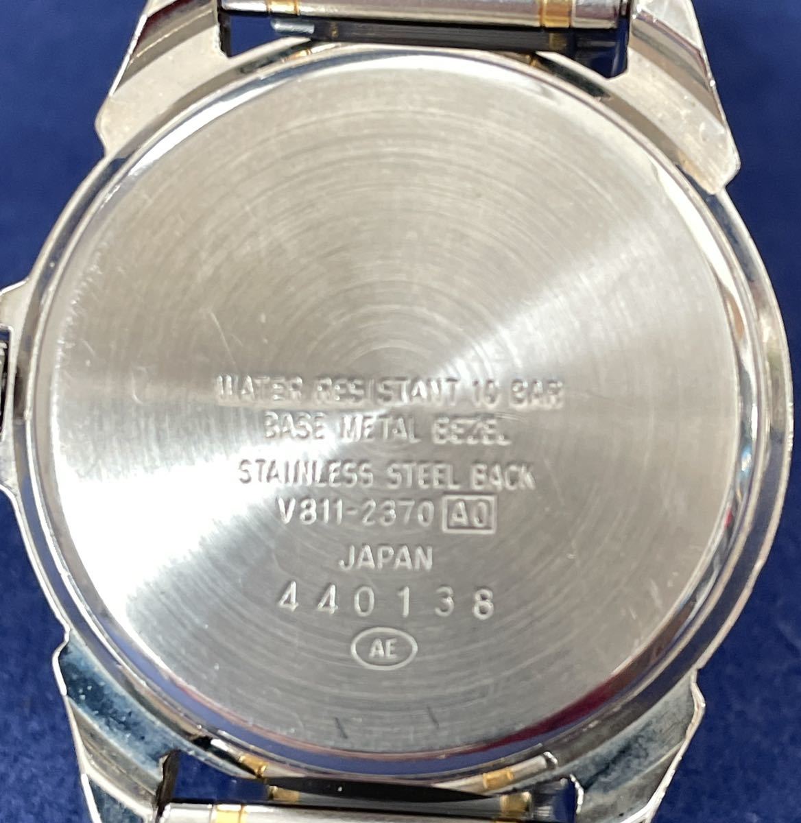 中古腕時計SEIKO ALBA LAGOON セイコー アルバ ラグーン V811-2370 1980年代 ビンテージ (12.8) クォーツ _画像8