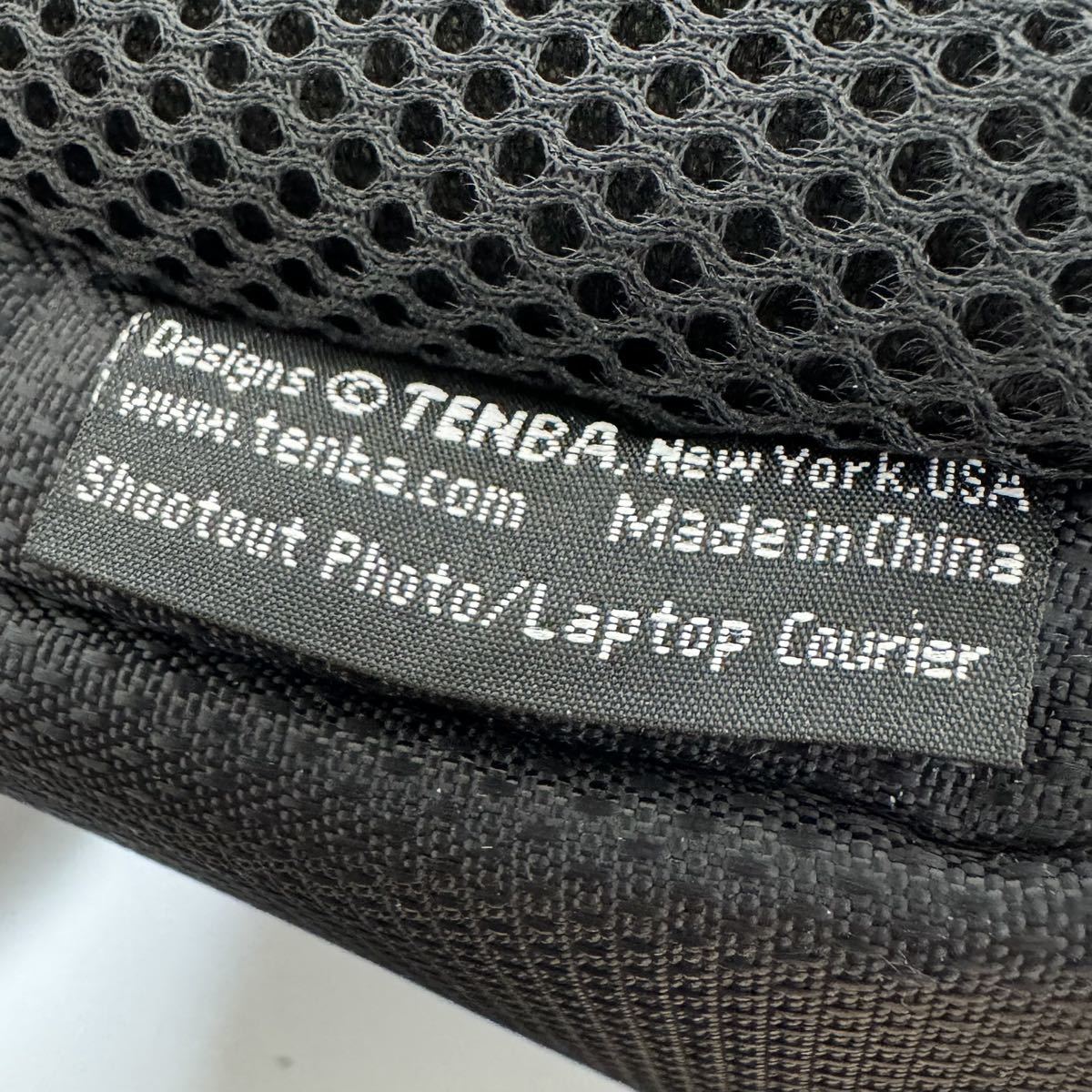 【貴重】TENBA テンバ シュートアウト フォト/ノートパソコンキャリアー カメラバッグ Shootout Photo/Laptop Courier ブラック 黒_画像10