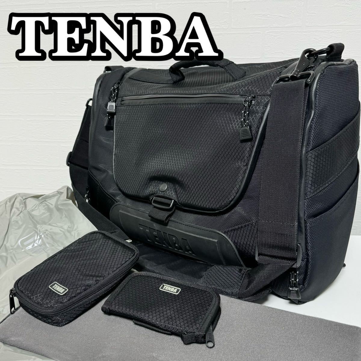 【貴重】TENBA テンバ シュートアウト フォト/ノートパソコンキャリアー カメラバッグ Shootout Photo/Laptop Courier ブラック 黒_画像1