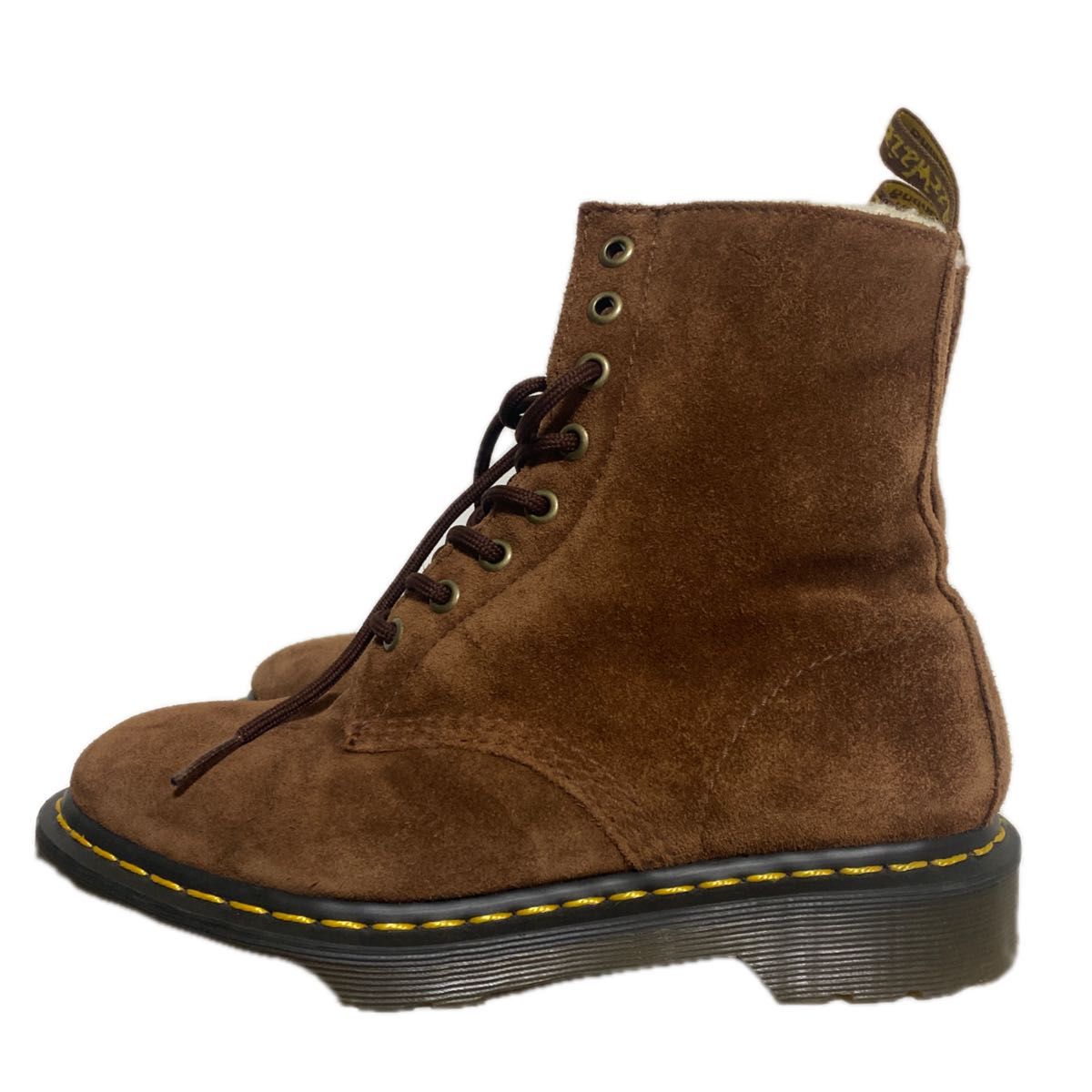 Dr Martens レースアップブーツ レザー スエード ブーツ ドクターマーチン uk5 スエード　ブラウン　茶色　革