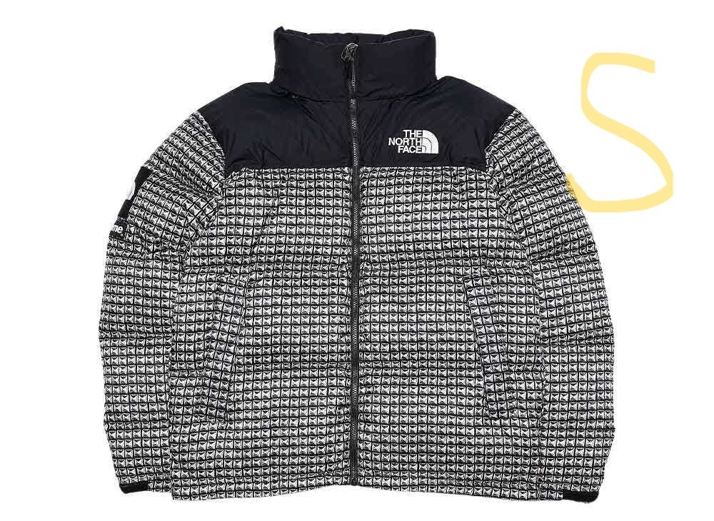 新品未使用 Supreme The North Face Studded Nuptse Jacket 黒 S シュプリーム ザ ノース フェース スタッズ ヌプシ ジャケット 2021SS_画像1