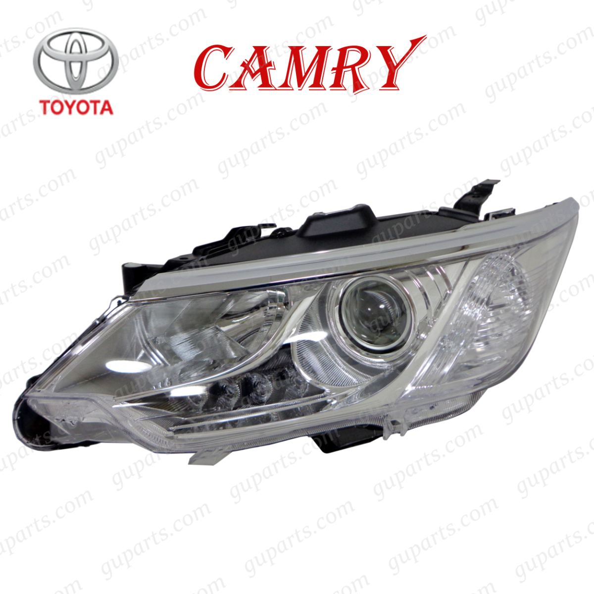 トヨタ カムリ AVV50 ハイブリッド H26.9～H29.7 後期 左 ヘッド ライト ランプ HID LED 81185-33A11 左側通行用 日本光軸_画像1