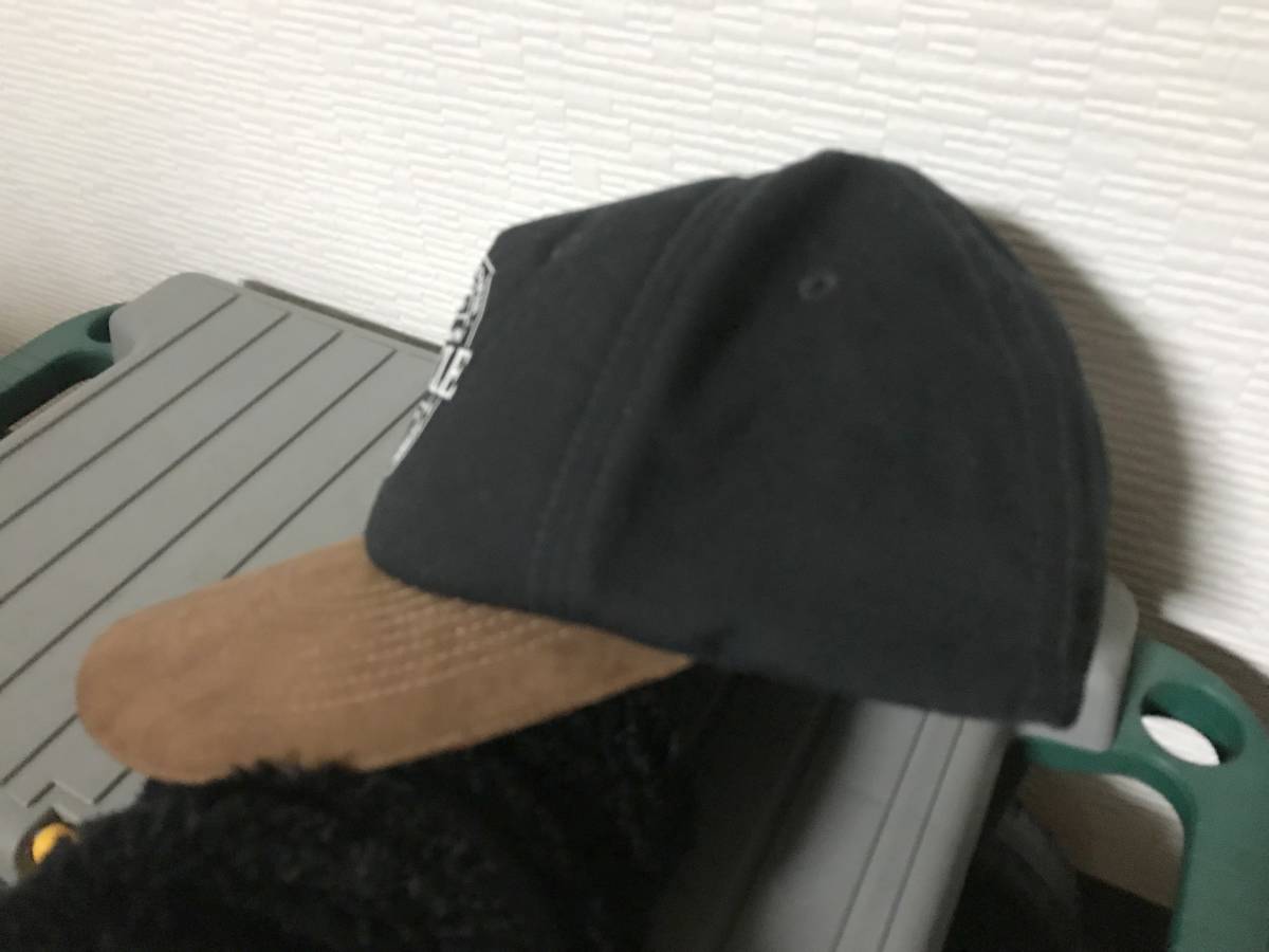 美品 KINASHI CYCLE 木梨サイクル キャップ 帽子 ツートン ブラック_画像2
