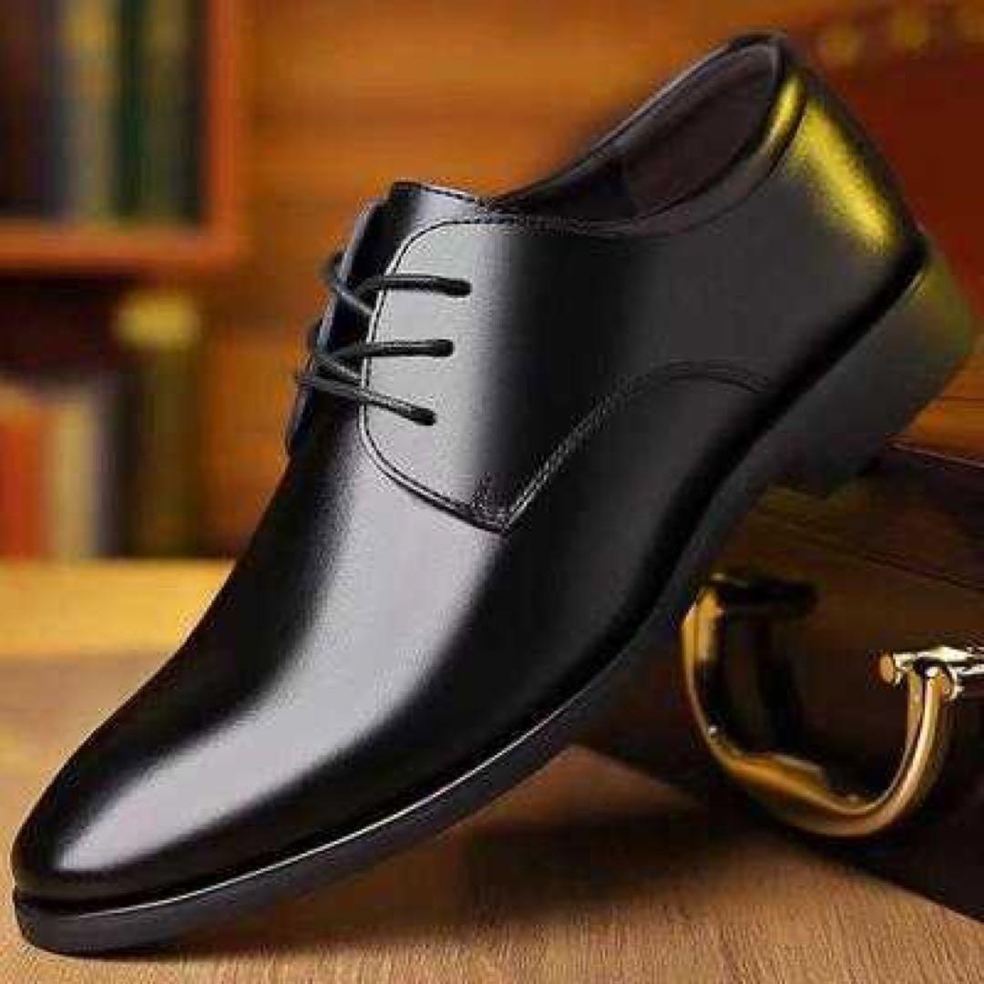 27cm 定番型 ビジネスシューズ 紳士靴 フォーマル ブラック561 D228_画像3