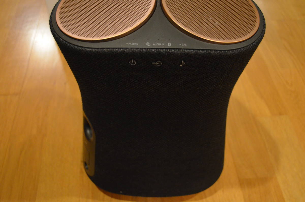 送料無料 2022年11月新品購入 美品 SONY Bluetoothスピーカー 「SRS-RA5000 360 Reality Audio ワイヤレススピーカー Wi-Fi対応」_画像2