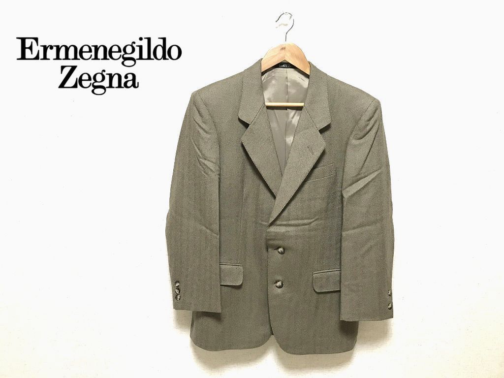 エルメネジルド ゼニア ジャケット ツイード生地 メンズ Ermenegildo Zegna 1901-115_画像1