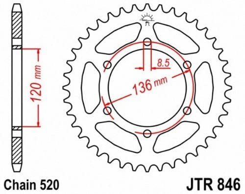  free shipping #JT black sprocket rear 40T#TZR250(86-90) TDR250 CBR250R[MC41](11-16)CB250F[MC43](14-17)RZ250R/350R new goods 