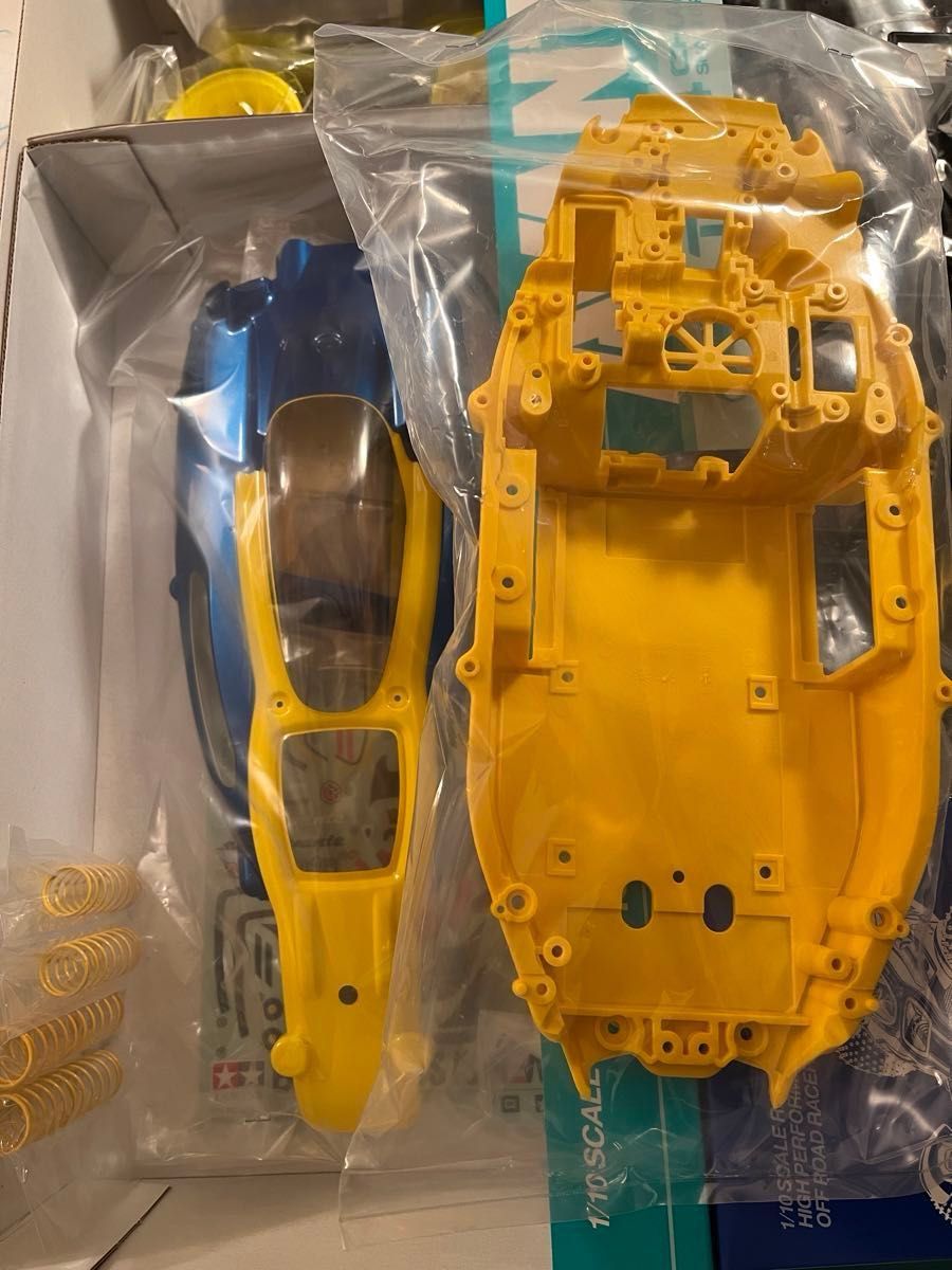イエローシャーシ・新品未組立・レア】タミヤ ラジコン スーパー イエローシャーシ・新品未組立・レア】タミヤ ラジコン スーパー