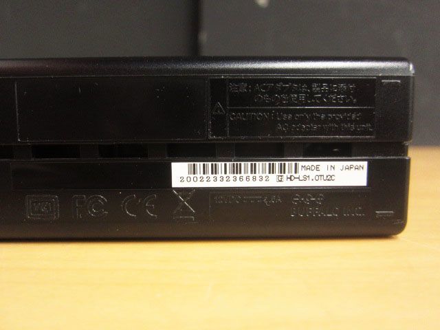 BUFFALO バッファロー 1TB 外付けハードディスク HD-LS1.OTU2C フォーマット済 【e】_画像4