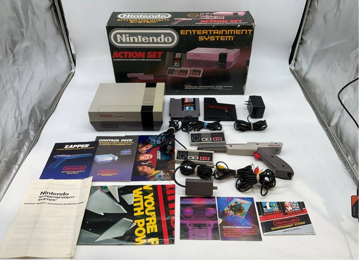 任天堂 エンターテイメントシステム NES 海外版 ファミコン本体 ソフト 