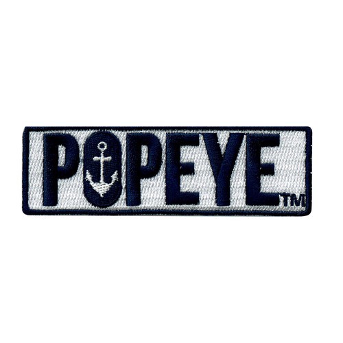 POPEYE ポパイ ロゴ ワッペン アメリカン雑貨 かわいい アイコン おしゃれ ロゴ マーク_画像1
