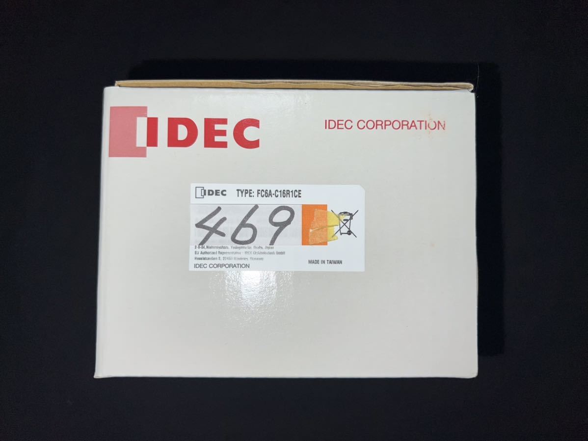 【未使用品】IDEC FC6A-C16R1CE MICROSMART オールインワンタイプ CPUモジュール DC24V FC6A- アイデック 【送料無料】469_画像1