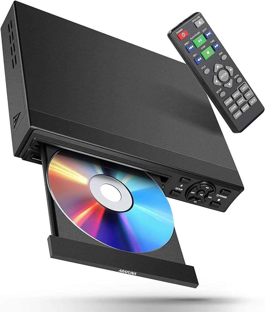 DVDプレーヤー 1080Pサポート ARAFUNA リージョンフリー 再生用 dvd プレーヤー DVD/CD/SVCD/VCD/MP3ディスクプレーヤー CPRM対応 HDMI出力_画像1
