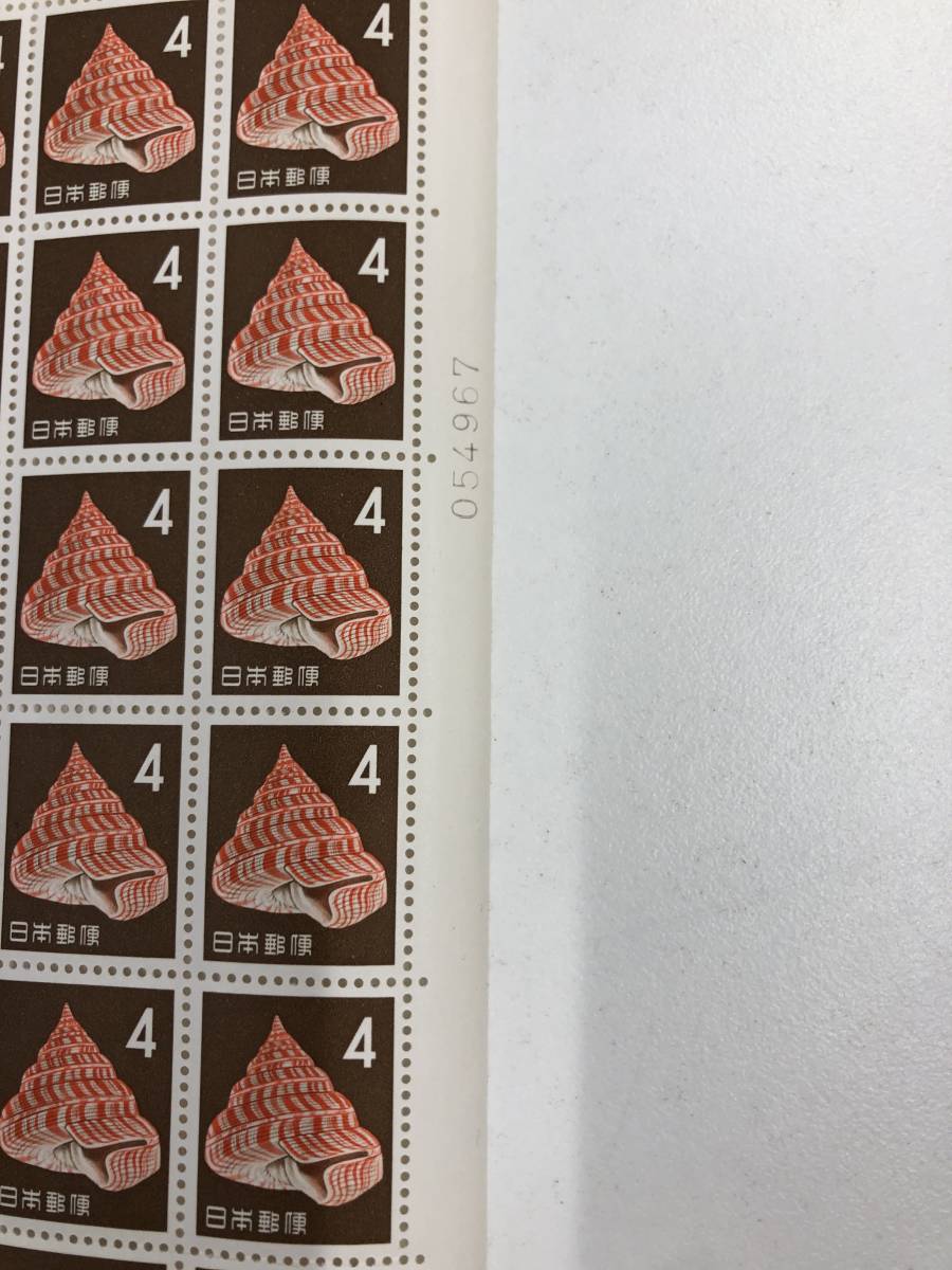 4円切手シート　ベニオキナエビス　１００枚シート_画像5