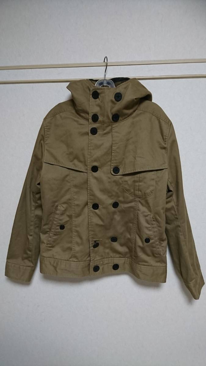 *RAGEBLUE( Rageblue ) for man with a hood jacket blouson khaki? Brown? L size *