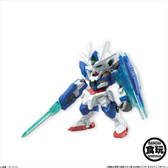 バンダイ　食玩 FW GUNDAM CONVERGE FWガンダムコンバージ No.81 ガンダムダブル オークアンタ OO QAN(T)　新品未開封品_画像2