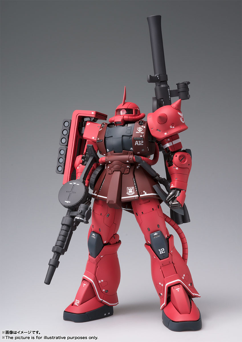 バンダイスピリッツ　GUNDAM FIX FIGURATION METAL COMPOSITE 機動戦士ガンダム THE ORIGIN　MS-05S ザクⅠ（シャア専用機）新品未開封品_画像3