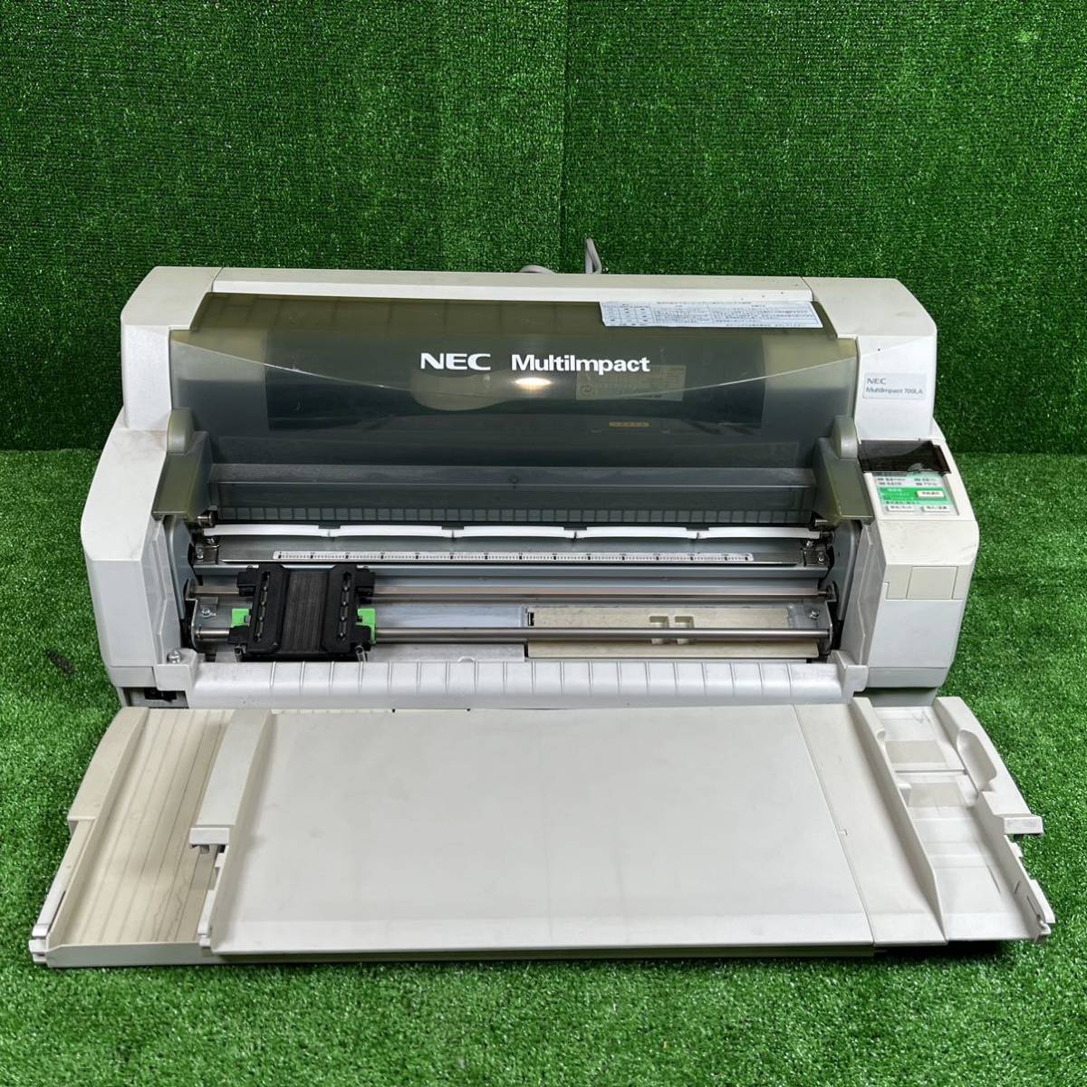 8-148】ジャンク NEC MultiImpact 700LA (PR-D700LA) 前後トレイ付　中古ドットインパクトプリンタ
