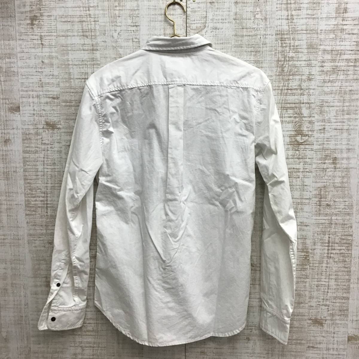 A528*TAKEO KIKUCHIl Takeo Kikuchi unused goods Y shirt white size M