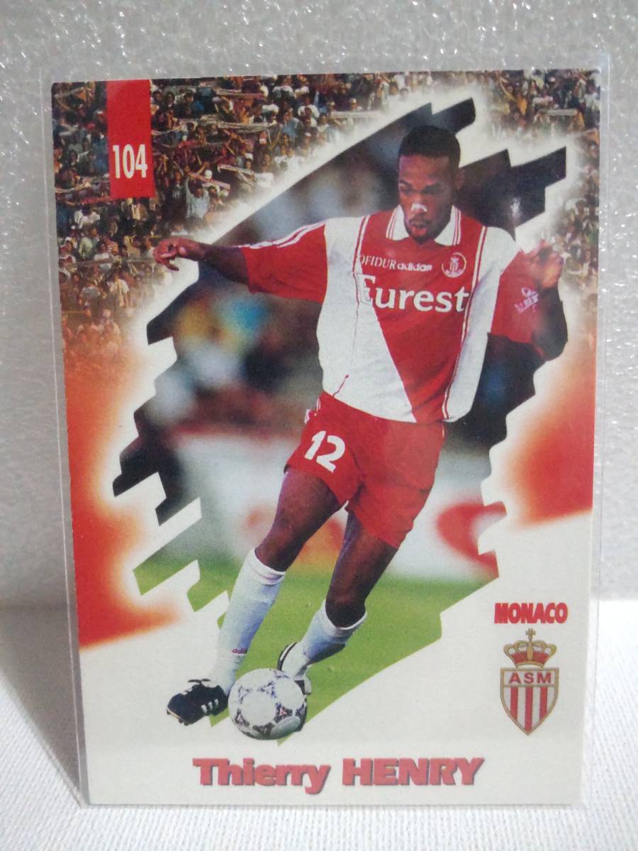 Panini 1997-1998 Foot #104 Thierry Henry ティエリ・アンリ MONACO France