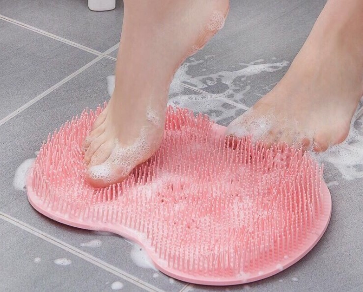 stock disposal foot brush foot care massage bath goods pink 