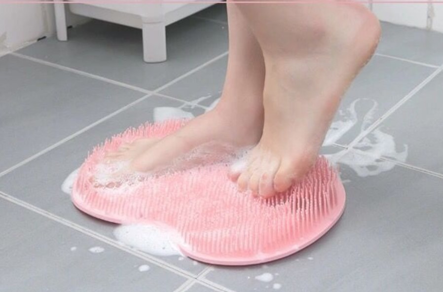  stock disposal foot brush foot care massage bath goods pink 