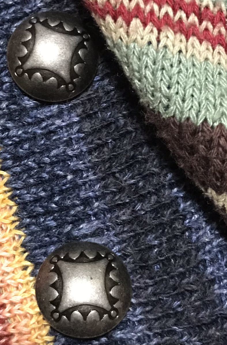 新品未使用品 最高杰作 B'z稲葉さん著 ★ RRL RALPH LAUREN ★ ダブルアールエル ラルフローレン ネイティブ柄 ニット カーディガン ガウン