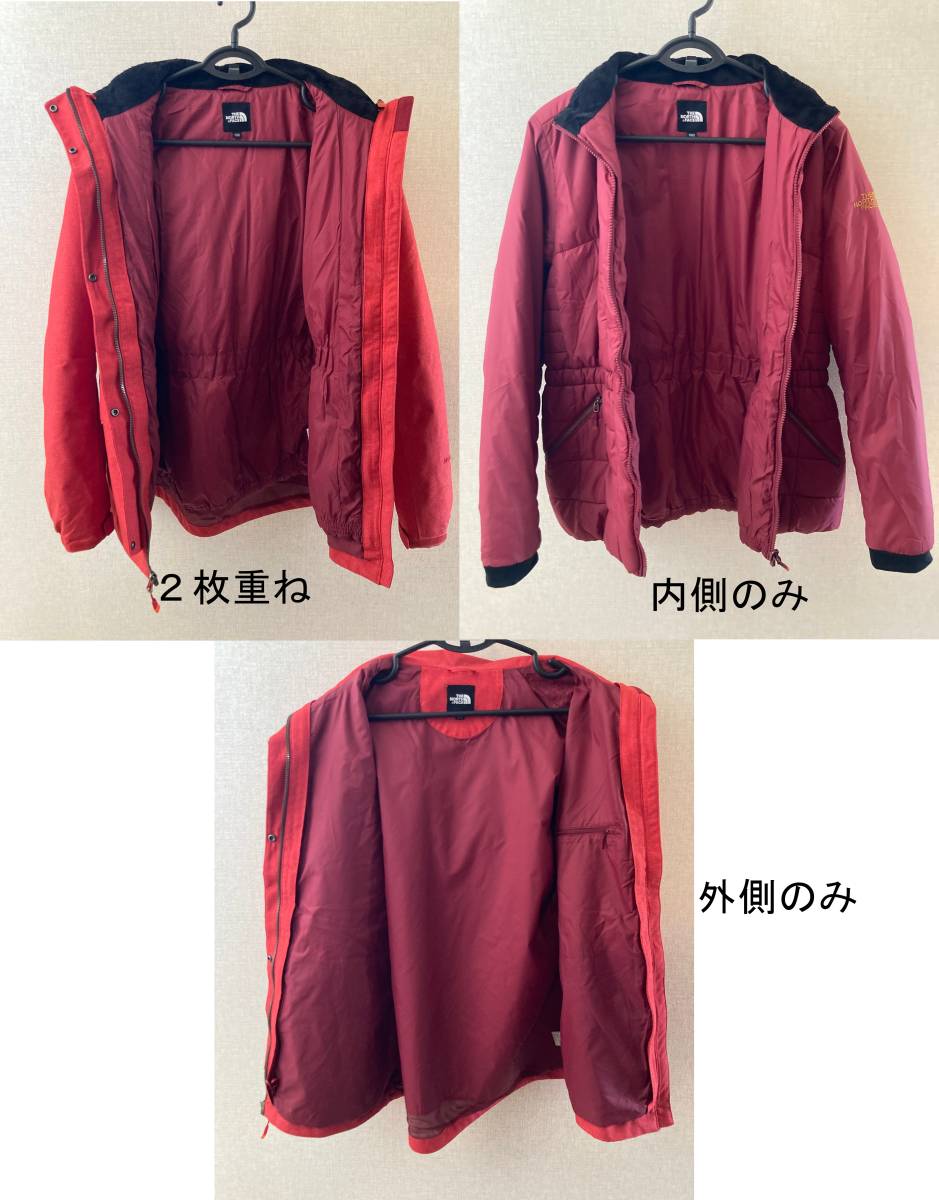 THE NORTH FACE　3wayダウンジャケット　レディースXL