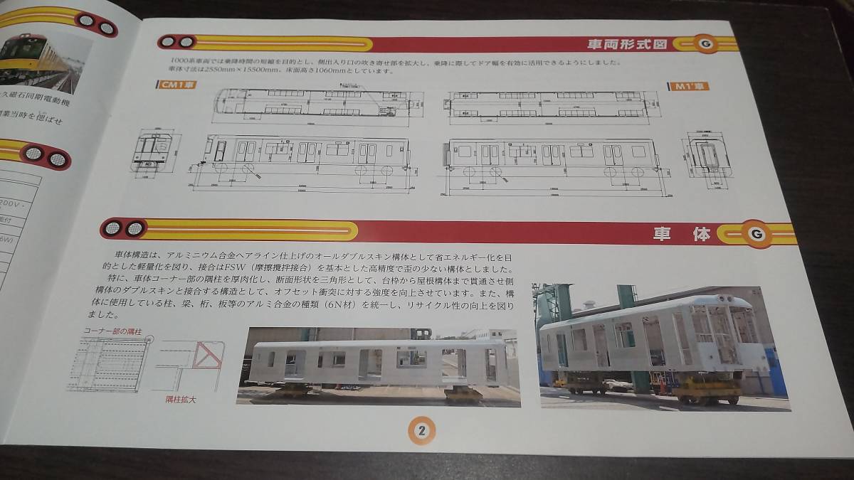 鉄道パンフレット　東京メトロ　銀座線　1000系　パンフレット_画像3