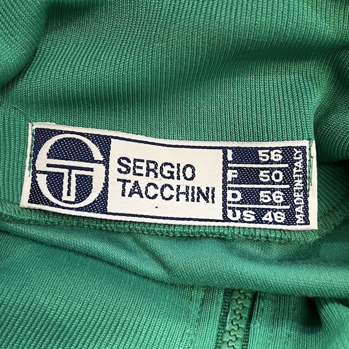 【送料無料】レア イタリア製 80s SERGIO TACCHINI ショート丈 トラックジャケット vintage 古着 オールドスクール_画像7