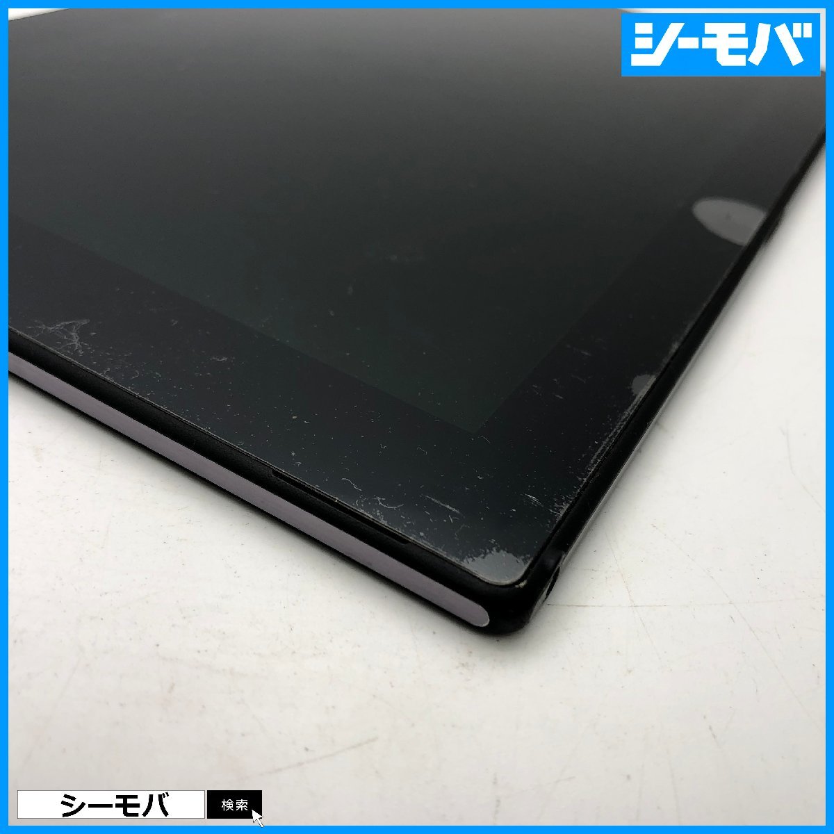 【ジャンク通電リセット済】au Xperia Z2 Tablet SOT21エクスペリア タブレット android アンドロイド 画面割れ 本体破損 RUUN13776の画像7