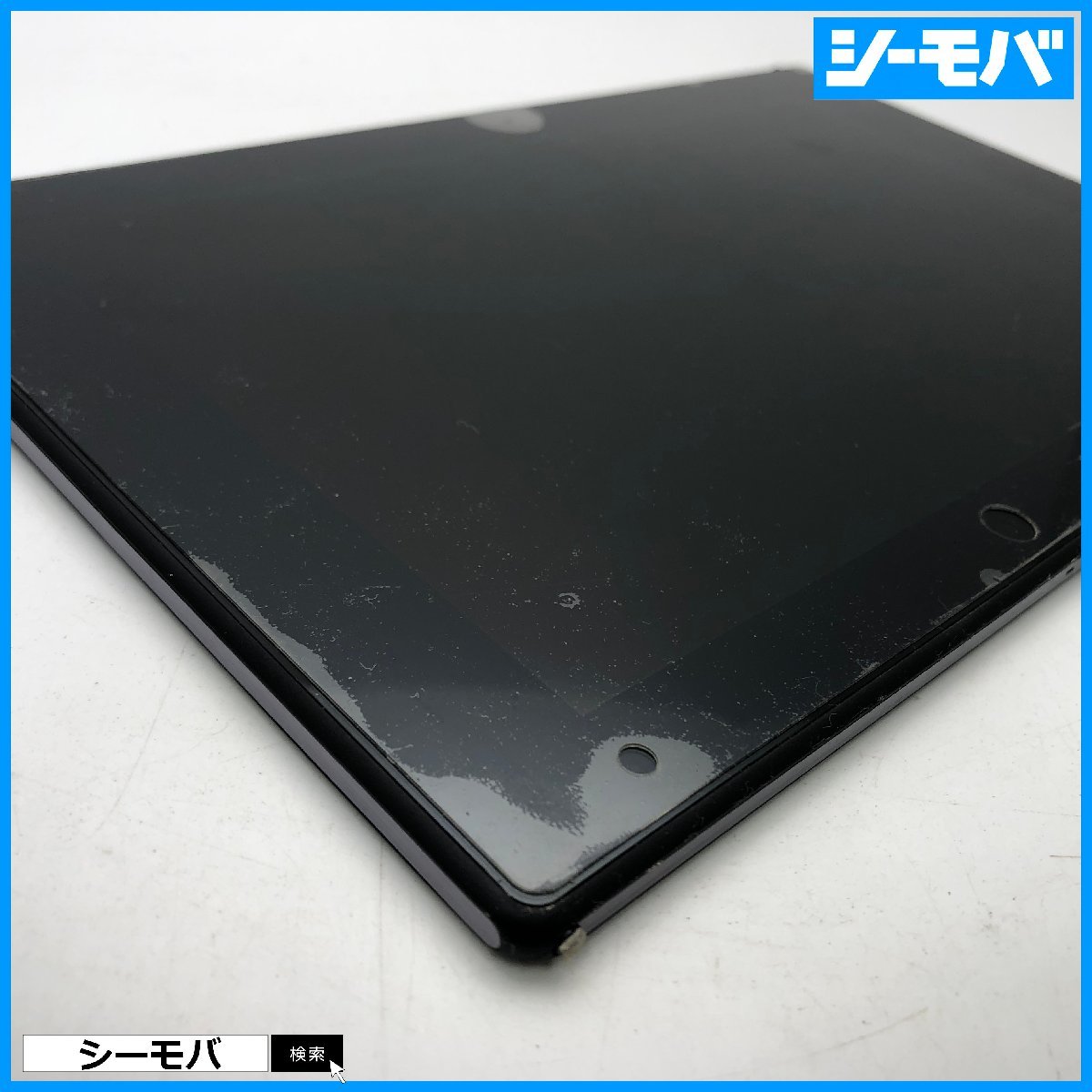 【ジャンク通電リセット済】au Xperia Z2 Tablet SOT21エクスペリア タブレット android アンドロイド 画面割れ 本体破損 RUUN13776の画像4