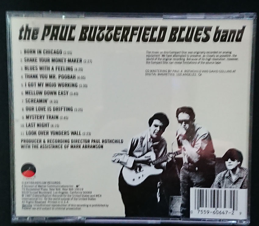 ●CD　ザ・ポール・バターフィールド・ブルースバンド●THE PAUL BUTTERFIELD BLUES BAND _画像2