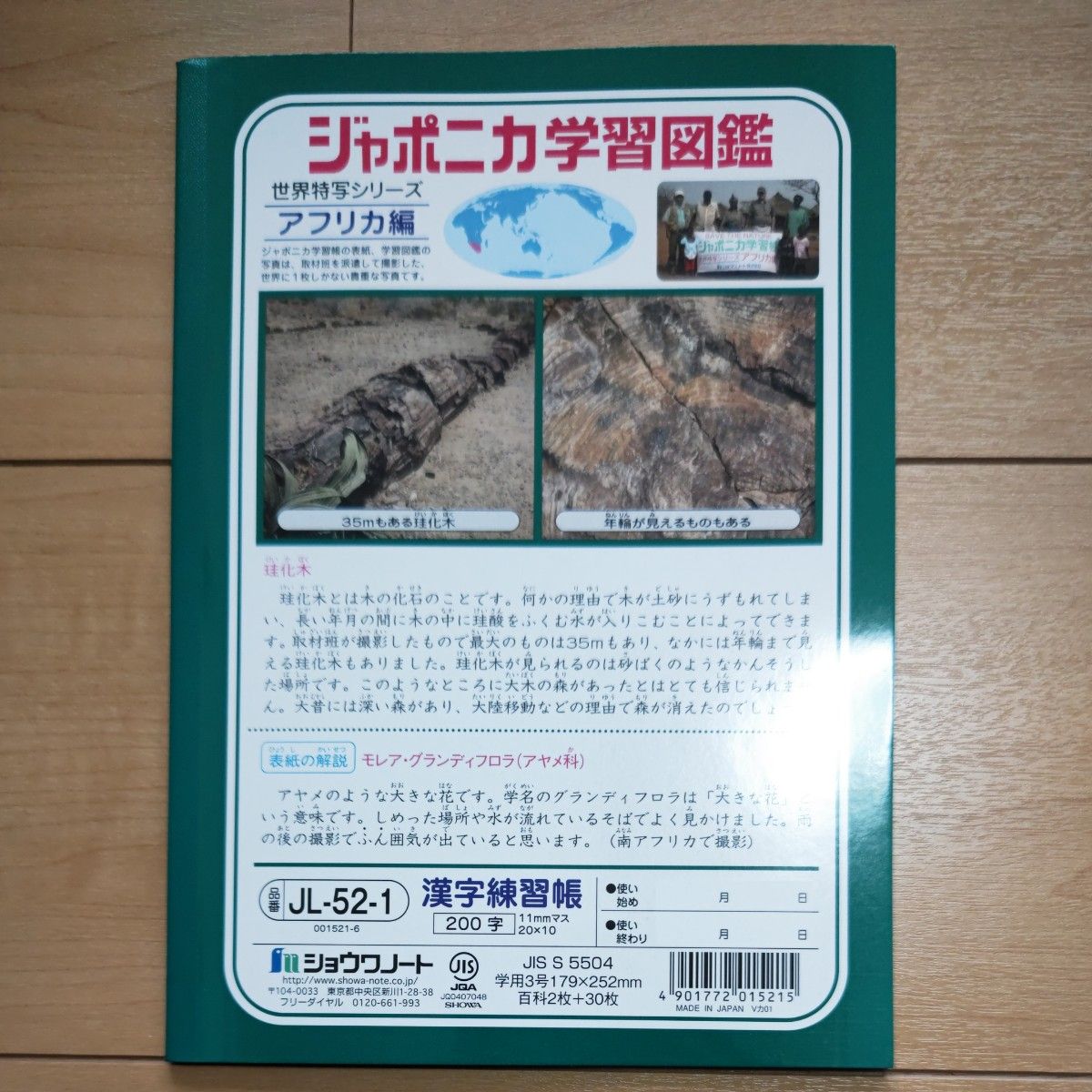 ショウワノート 学習帳 ジャポニカ 漢字練習帳 200字 B5サイズ 001521 4冊