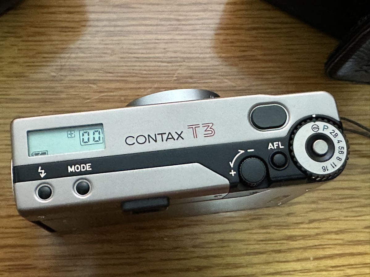 コンタックス T3 CONTAX T3 前期型　シングルティース　速写ケース　フード付き_画像2