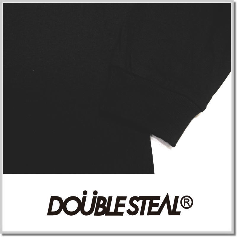 ダブルスティール DOUBLE STEAL パターンポケット 長袖Tシャツ 934-12060-09A(BLACK)-M ロンT カットソー_画像4