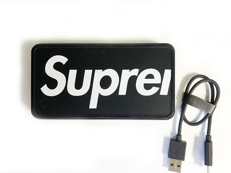 中古★Supreme Mophie Powerstation Wiress XL/シュプリーム モーフィー パワーステーション ワイヤレス モバイルバッテリー/Black