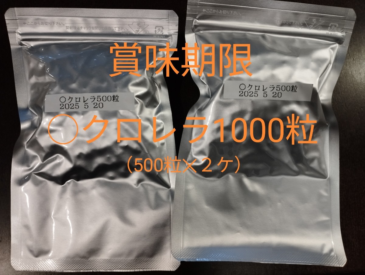 お徳用●スピルリナ1000粒（500粒×２ケ）色揚げ エサ プレコの画像2