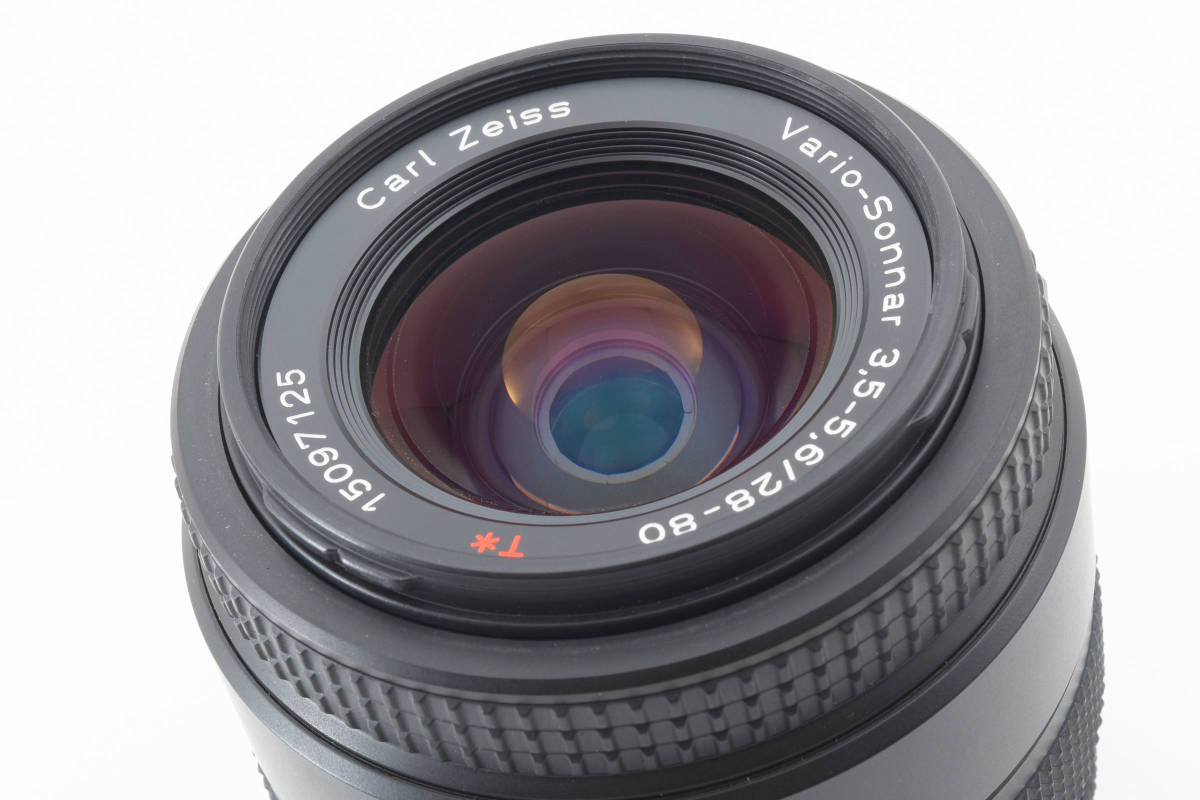 ★☆【付属品多数！】 #2054668 Contax Carl Zeiss Vario-Sonnar T* 28-80mm f/ 3.5-5.6 AF☆★_画像10