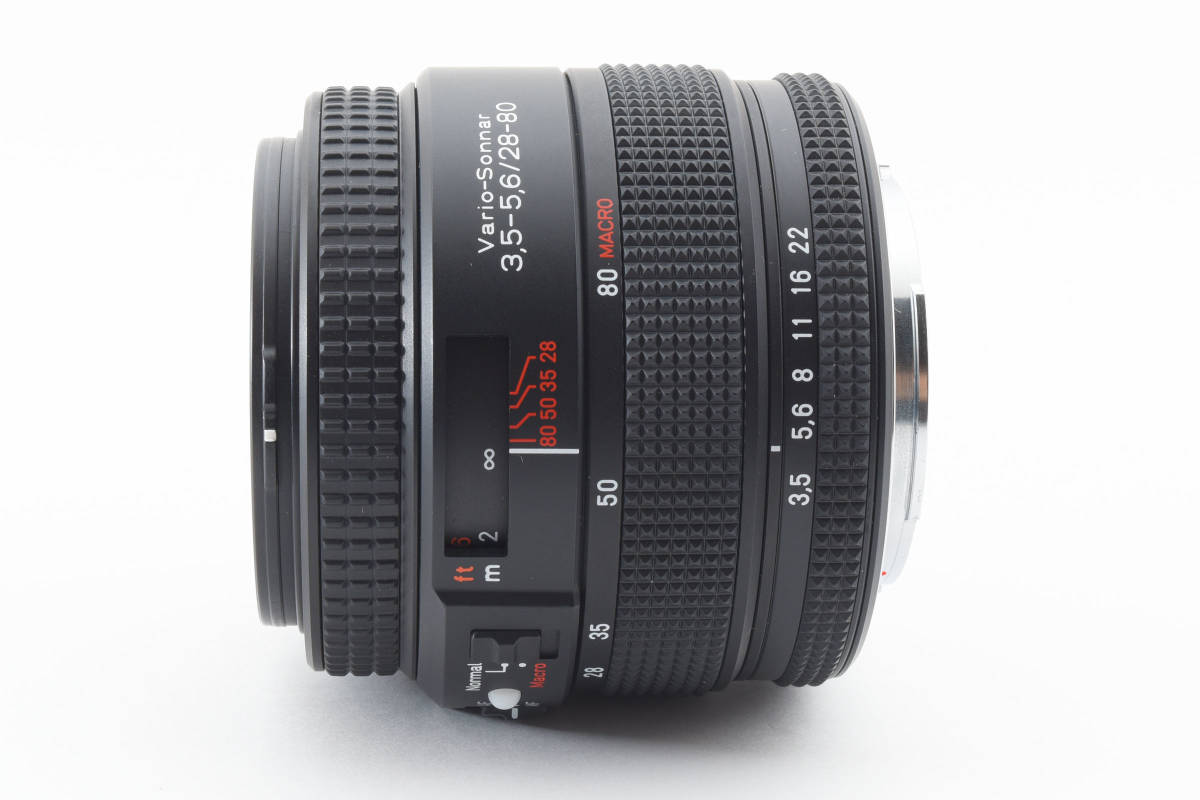 ★☆【付属品多数！】 #2054668 Contax Carl Zeiss Vario-Sonnar T* 28-80mm f/ 3.5-5.6 AF☆★