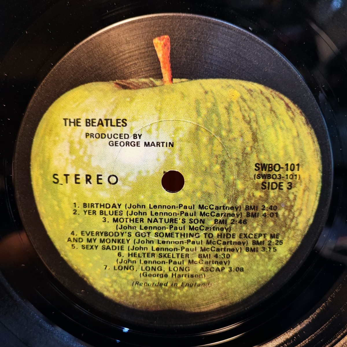 2LP US2nd THE BEATLES STEREO ビートルズ ホワイト・アルバム 1968リリース　程度上　完品_画像6