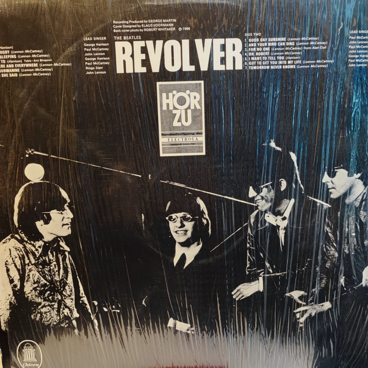  訳あり LP 独 REVOLVER The Beatles リボルバー ビートルズ 青ラベルの画像2