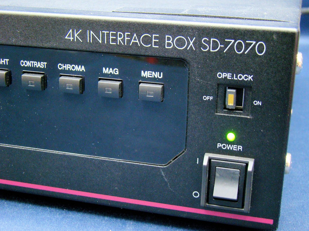 ASTRO アストロデザイン SD-7070 SD7070 4K INTERFACE BOX インターフェースコンバータ 中古_画像4