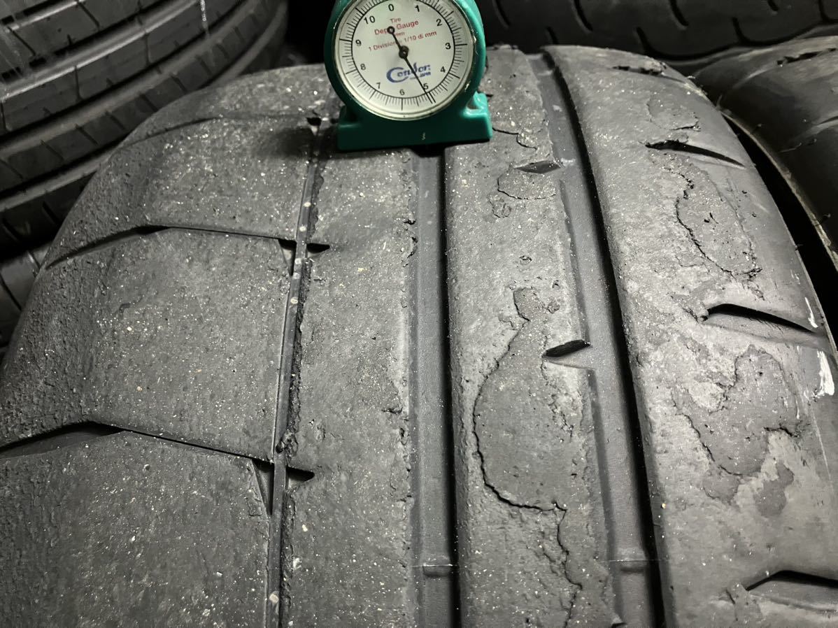 21年製造5.2〜4.5mm BRIDGESTONE POTENZA RE-12D 265/35R18 4本セット ハイグリップ　Sタイヤ　サーキット　手渡し引き取り可岐阜県岐阜市_画像4